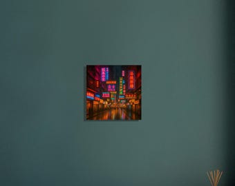 Impressões de arte neon