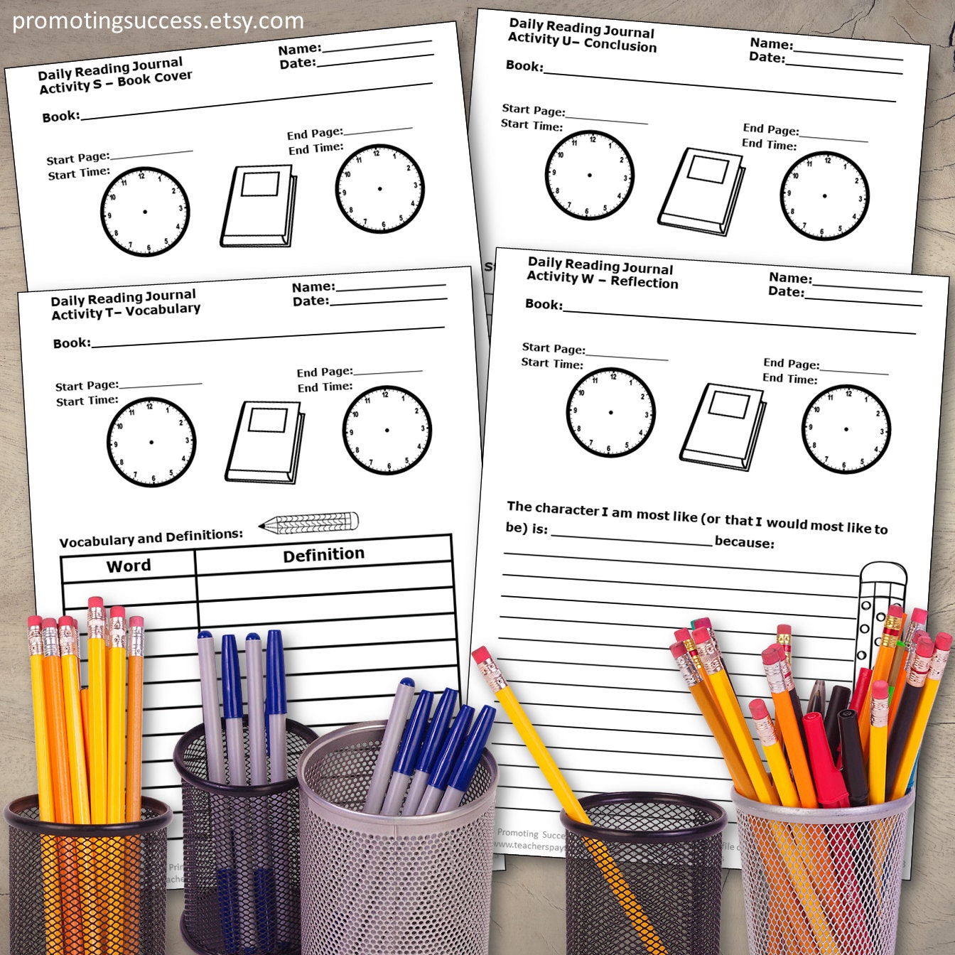 reading-response-journal-for-any-book-writing-worksheets-for-etsy