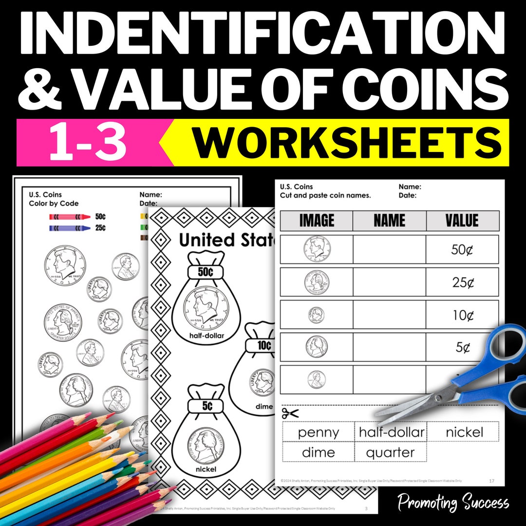 Math Homeschool Activity Math Teaching Money Worksheets Printable