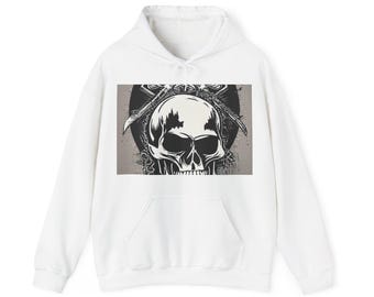 80年代スラッシュメタルTシャツ、激しい炎の頭蓋骨、交差したギター、ラストオレンジブラック、クラシックロックTシャツ