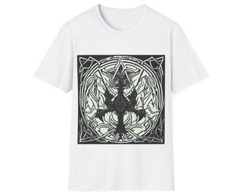 ヴィンテージ メタルバンド Tシャツ - サーペント クワイア ブラックレター ロゴ - ダークフォレスト ブラック Tシャツ