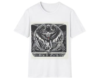 ヴィンテージメタルツアーポスターTシャツ「サーペント・クワイア」アンホーリー・ピルグリミッジ '96 ブラック・ブラッド・ムーン