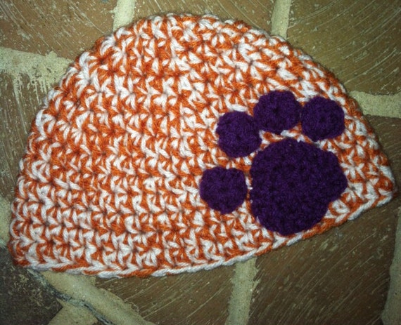Crochet Tiger Paw Beanie