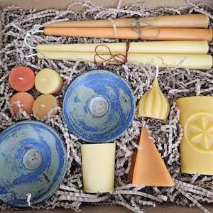 100% Beeswax Candle Gift Boxes - Various Sizes