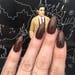 Damn Fine Cup of Coffee and a Slice of Pie- Dale Cooper - Twin Peaks- Brown and Red Glitter Polish