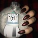 Campfires and Constellations Red gemstone Nail Polish jewel tone ruby vegan