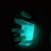 Aqua Constellation top coat Glow in the Dark nail polish by Comet Vomit