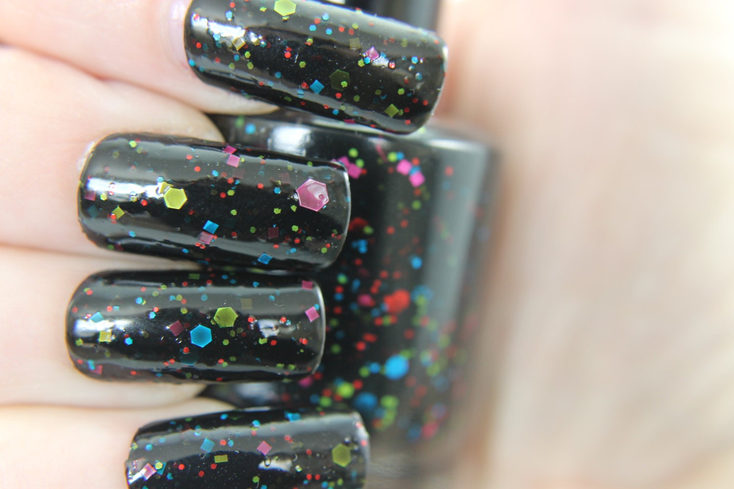 Black Holes Aint So Black nail polish by Comet Vomit Etsy