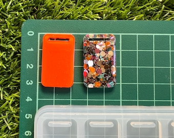 Silicone mold for xray markers. With a hole.