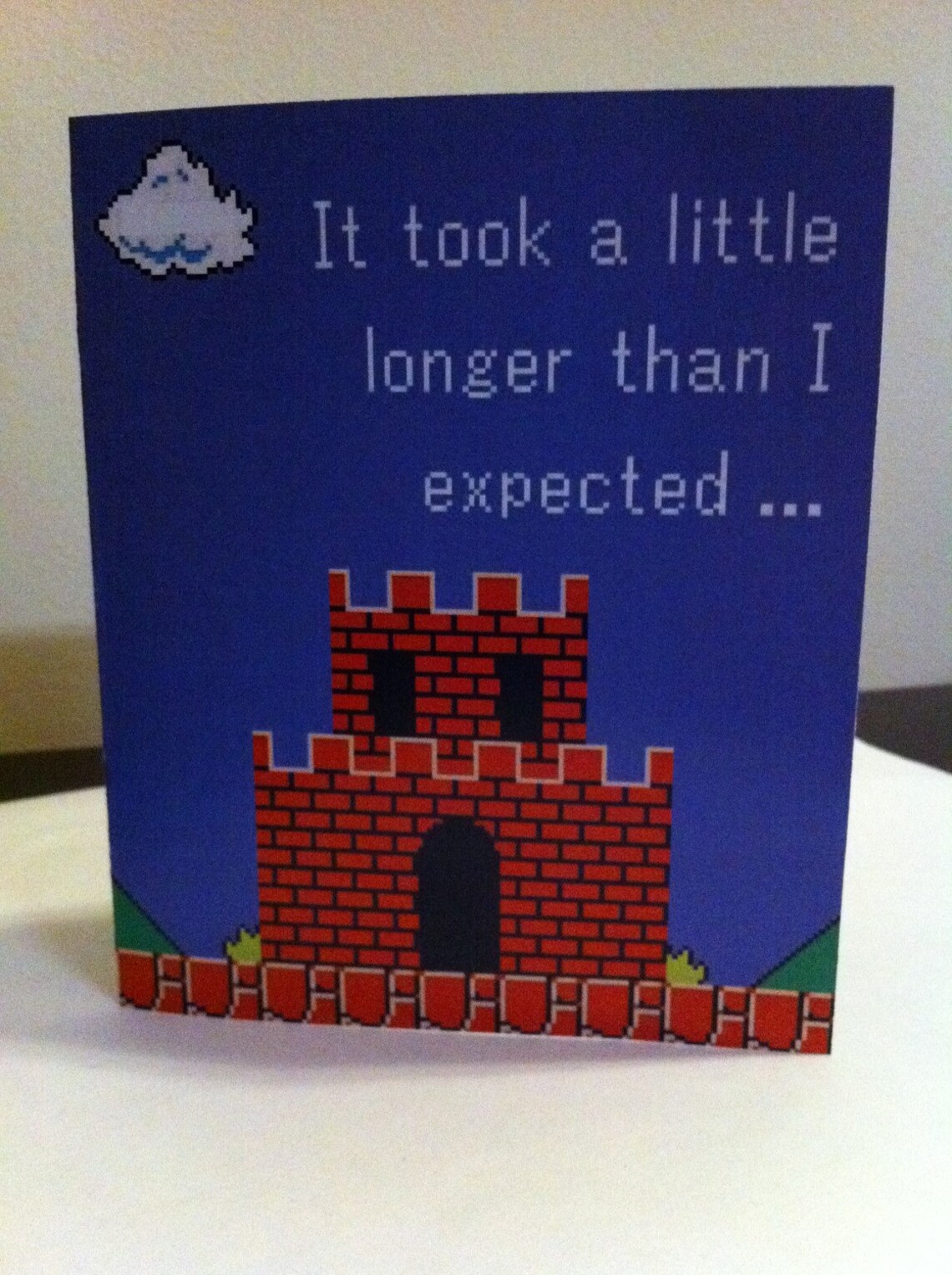 Mario Card Template - Etsy