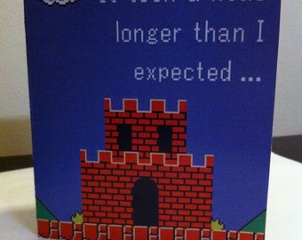 Plantilla de tarjeta de Mario