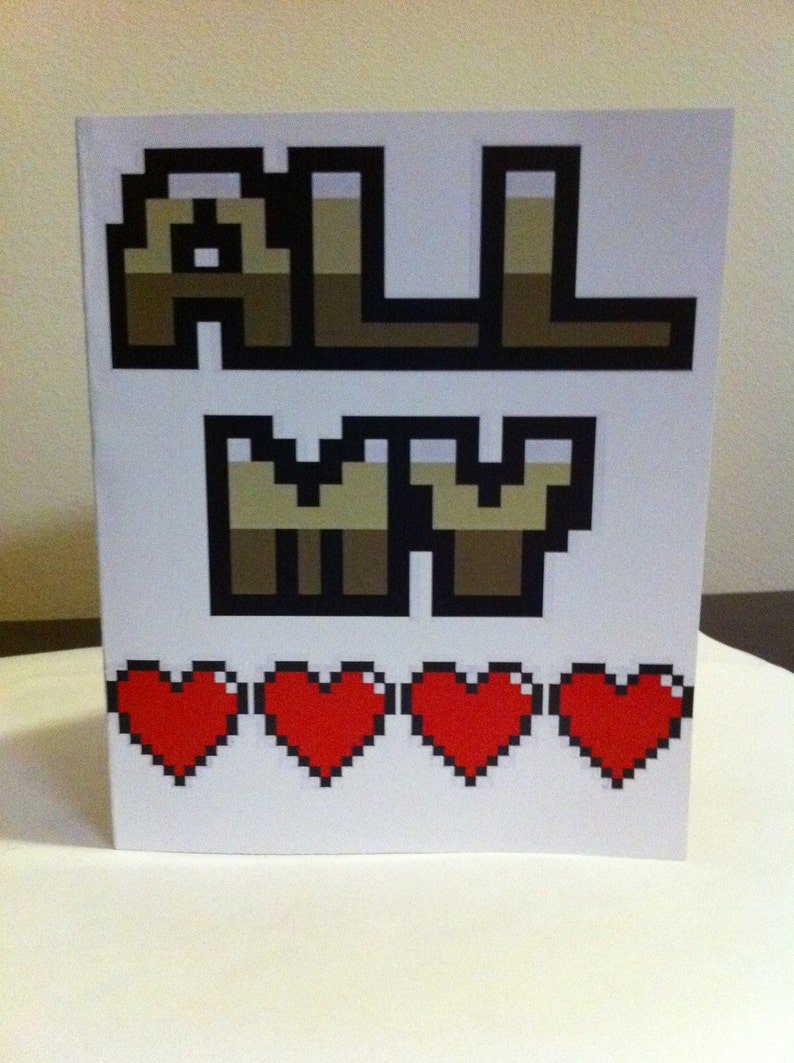 All Your Base Are Belong to Us zero Wing Valentine's Day Card Template