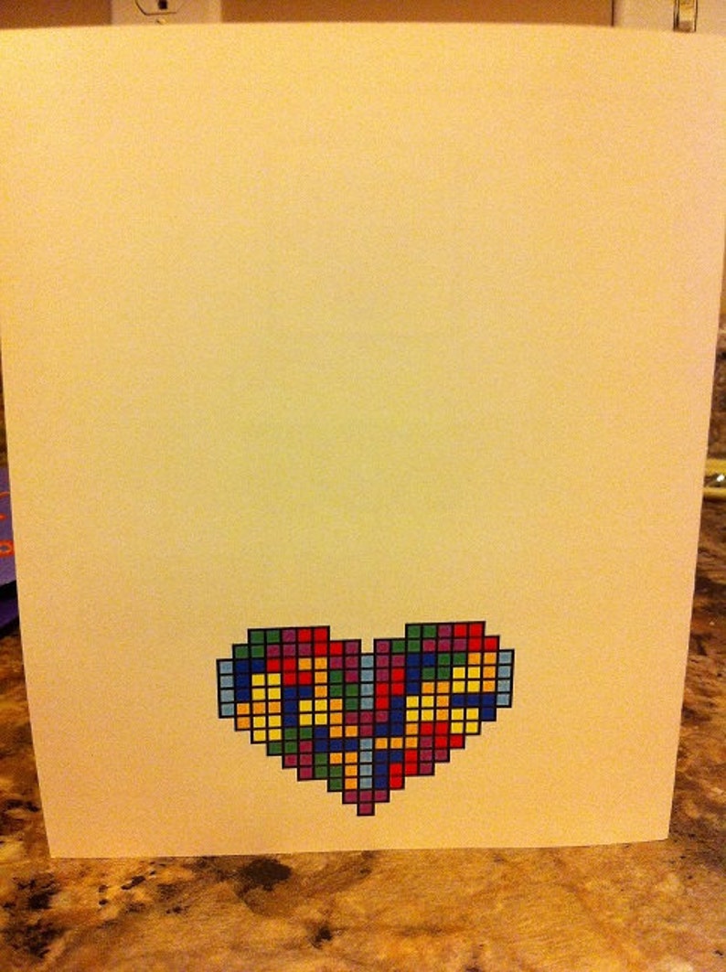 Tetris Card Template image 3