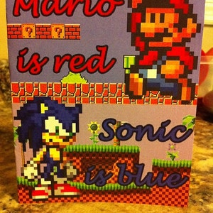 Sjabloon speler 2-kaart (Mario/Sonic)