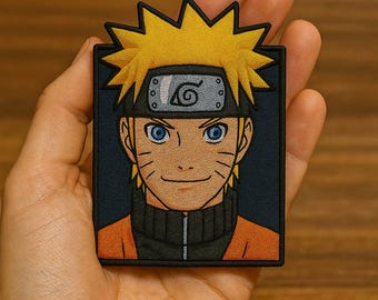 Anime Ninja Embroidered Patch - Iron On & Sew On Badge