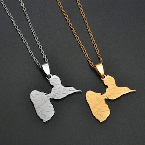 Halsband med Guadeloupe-hänge