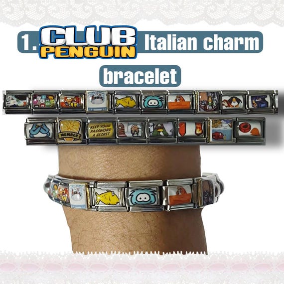 Various theme premade Italian charm bracelets hello kitty-fnaf-miffy-adventure time-Radiohead etc