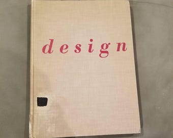 Vintage Design: A Creative Approach by Sybil Emerson HC Book Textbook 1953