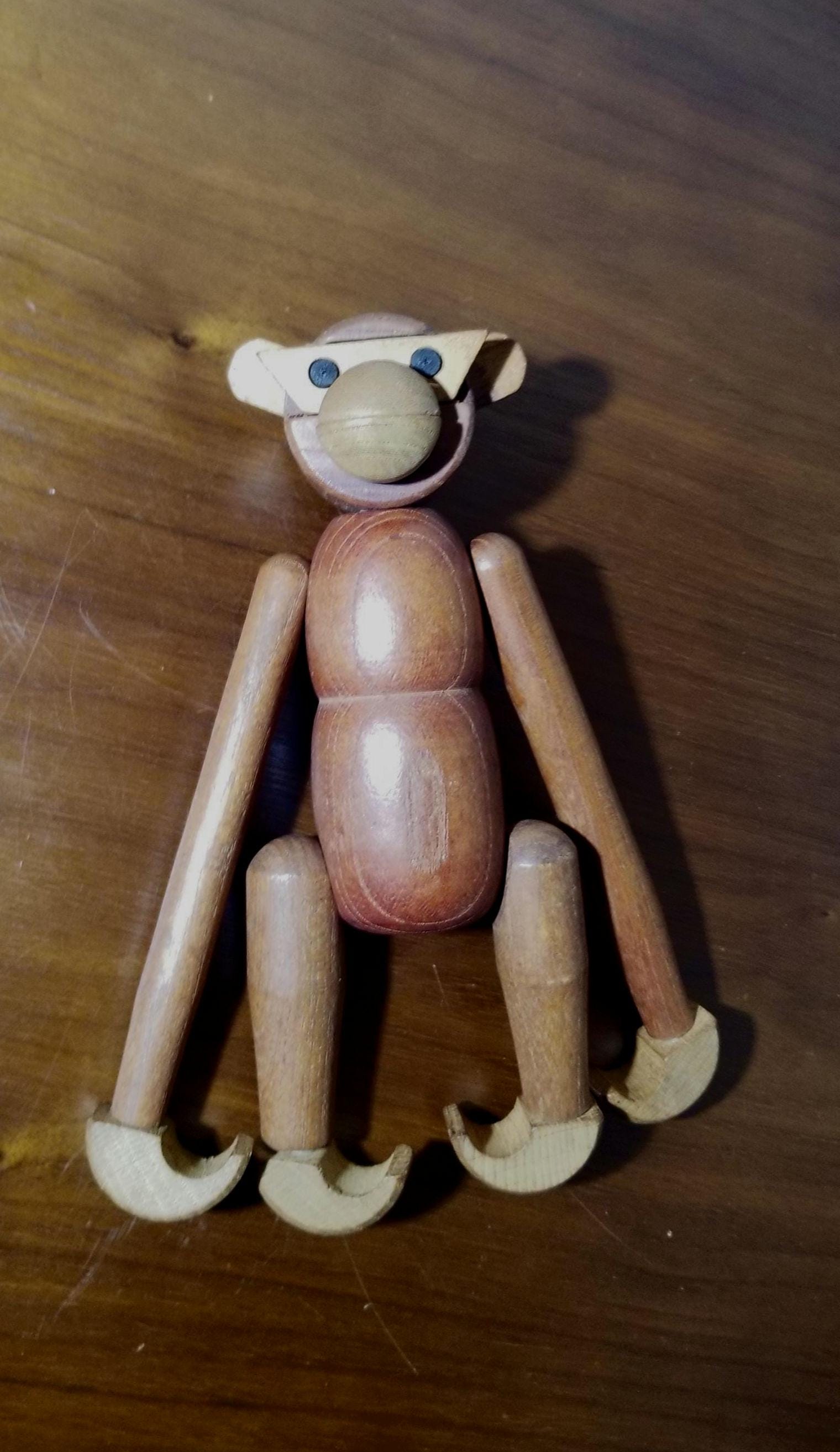 Figurine Teck Style Hans Bolling / Kay Bojesen, Danemark 1960, Bois