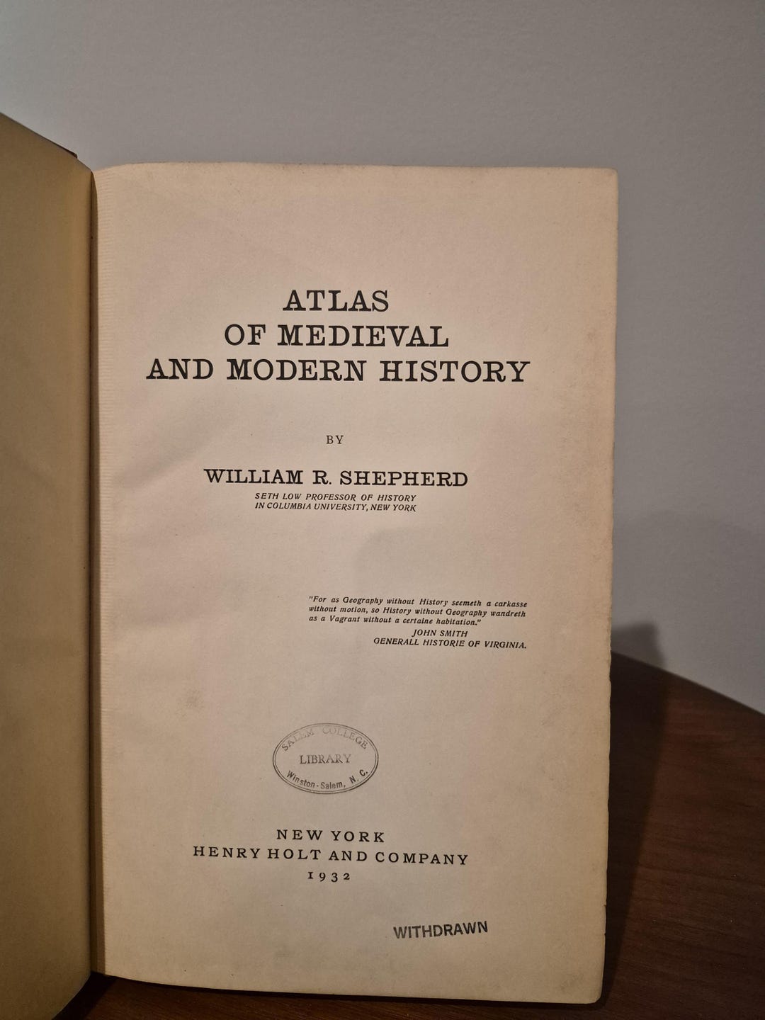 William R Shepherd Atlas of Medieval and Modern History by William R. Shepherd - Etsy