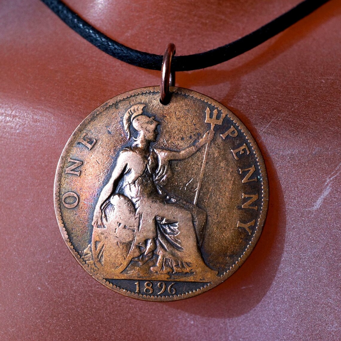 ENGLAND English Coin Necklace Jewelry. UK Penny Victoria Etsy