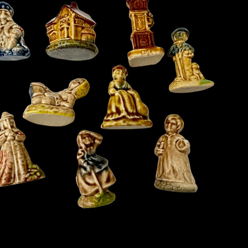 9 Wade Canadian Nursery Rymes Porcelain Figurines Red Rose Etsy