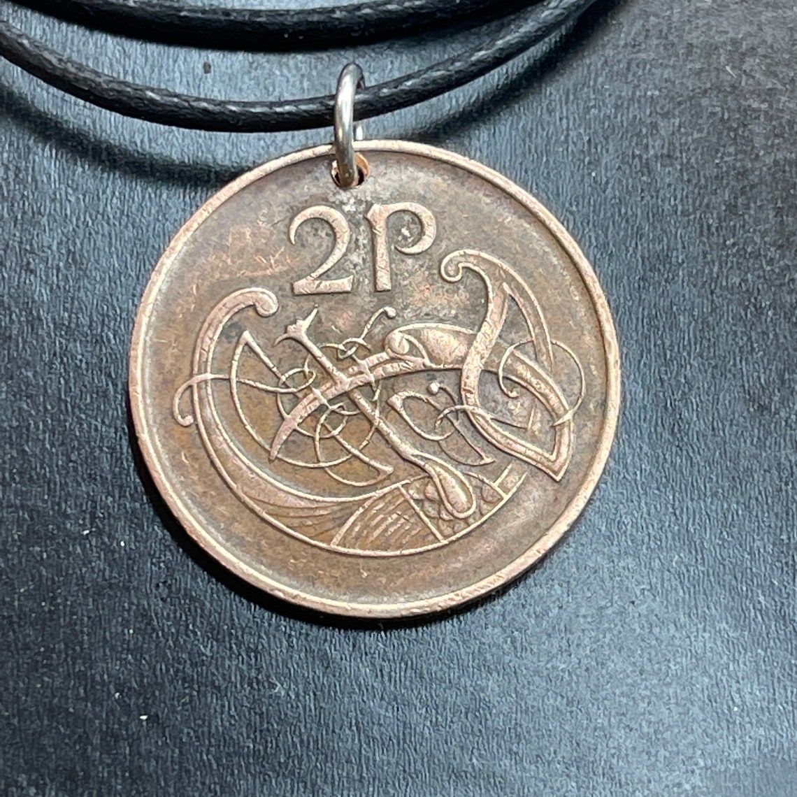 Celtic Jewelry IRELAND COIN Necklace Irish Jewelry Music Etsy
