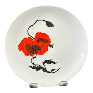 Wedgwood Susie Cooper Design CornPoppy Side Plate, Dainty, Salad, Poppy China Plate