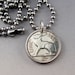 IRELAND Rabbit Coin Necklace Pendant Charm Irish Bunny Celtic Music ...