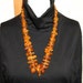 Vintage Large Amber Necklace. Graduated Antique Amber Beads NO.00385 cs
