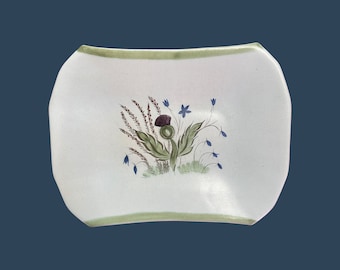 Buchan Thistleware Thistleware 14 Rectangular Serving Platter Scottish thistle stoneware 281 / 14