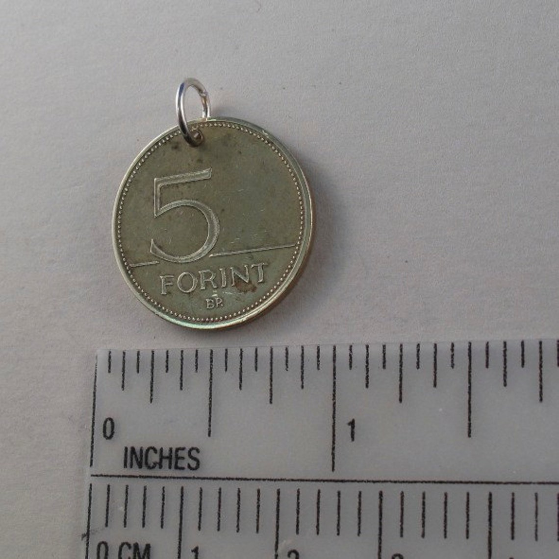 Hungary - Egret Cut Coin Pendant
