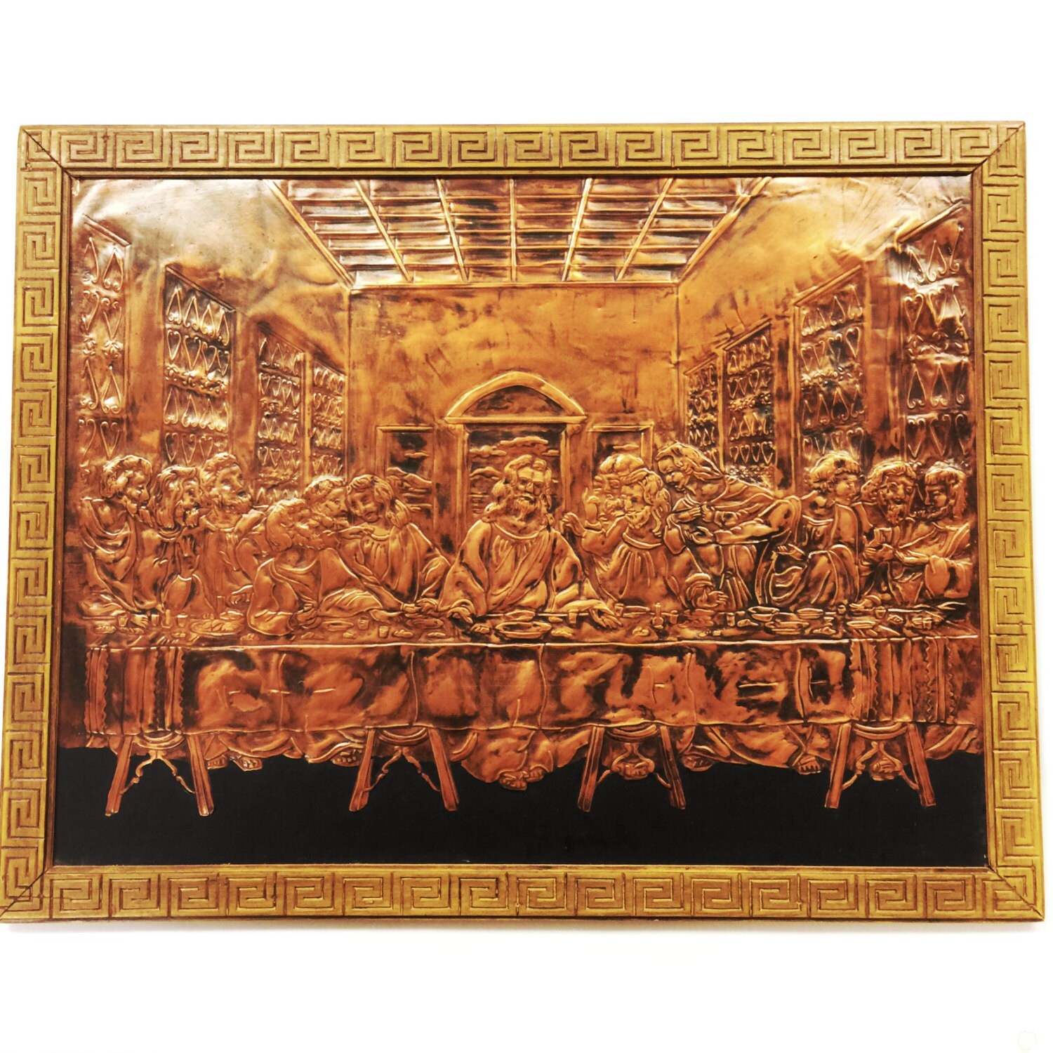 Last Supper Copper Relief Picture. Religious Picture. Catholic Etsy