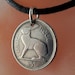 Coin Jewelry - IRISH CHARM - Ireland rabbit - Ireland coin necklace - rabbit necklace - choose year No.00925