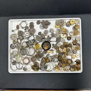 Vintage Watch Parts Assortment steampunk supplies for repair and repurposing