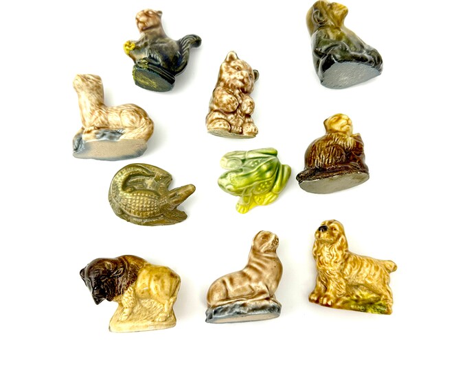 Red Rose Tea Wade Porcelain Figurines. 10 Red Rose Tea Animals Doll