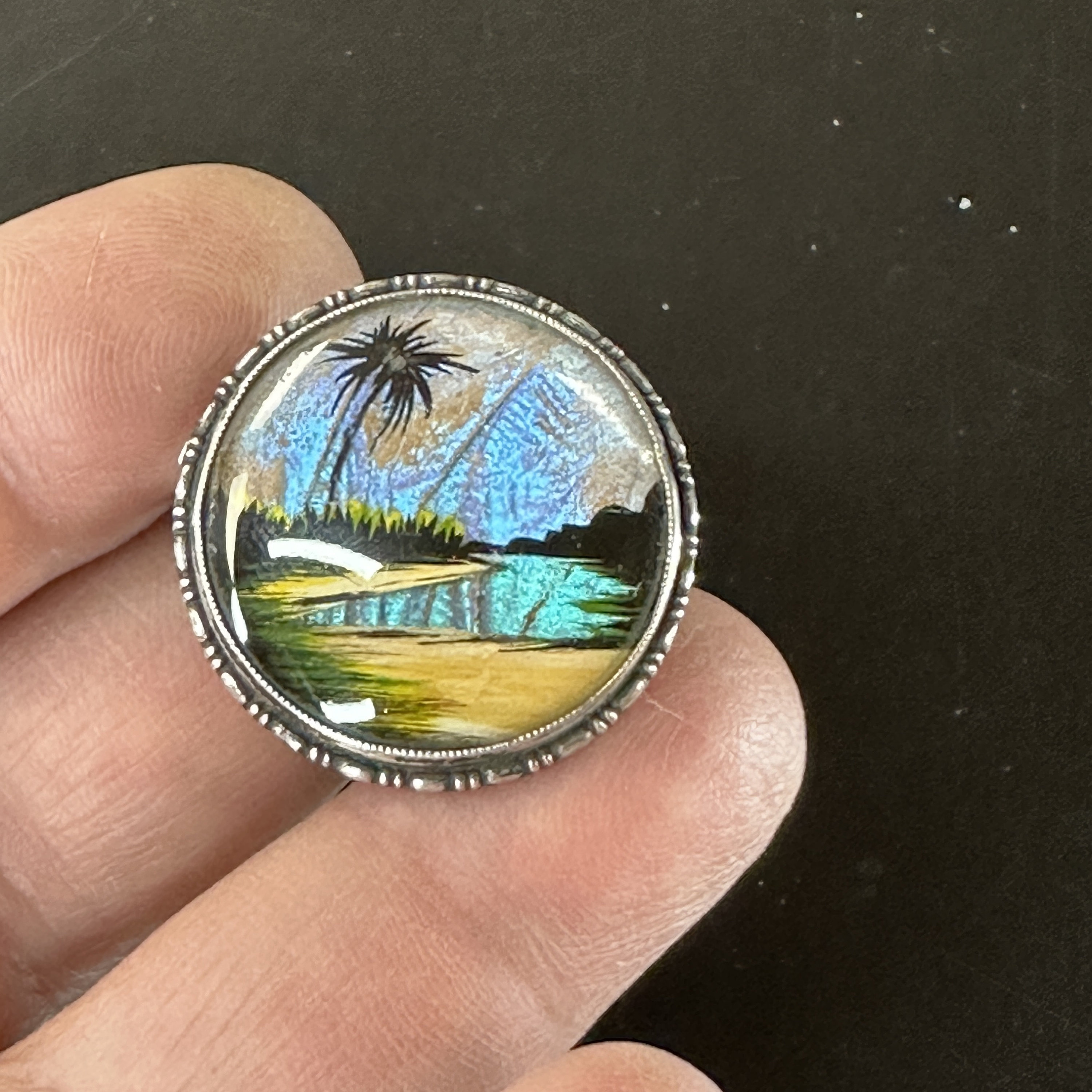 Tlm Thomas L Mott Brooches Thomas L Mott Sterling Morpho Butterfly