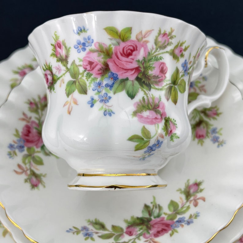 Royal Albert Moss Rose, Kaffeeservice 12 Teile (Neu (gemäss