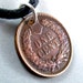 antique penny necklace coin pendant. penny charm. United States. Indian Head.. CHOOSE YEAR No.00832