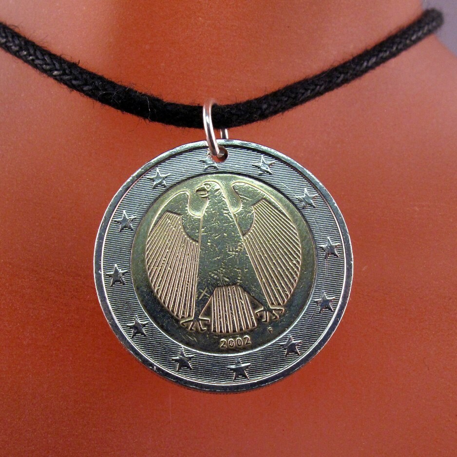 Mens GERMANY necklace . German Eagle Pendant jewelry . unity. Etsy