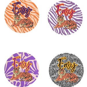 Easy Tiger - Custom 3' Game Day Button