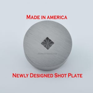 Shot Plate #49 silversmith, goldsmith, jeweler