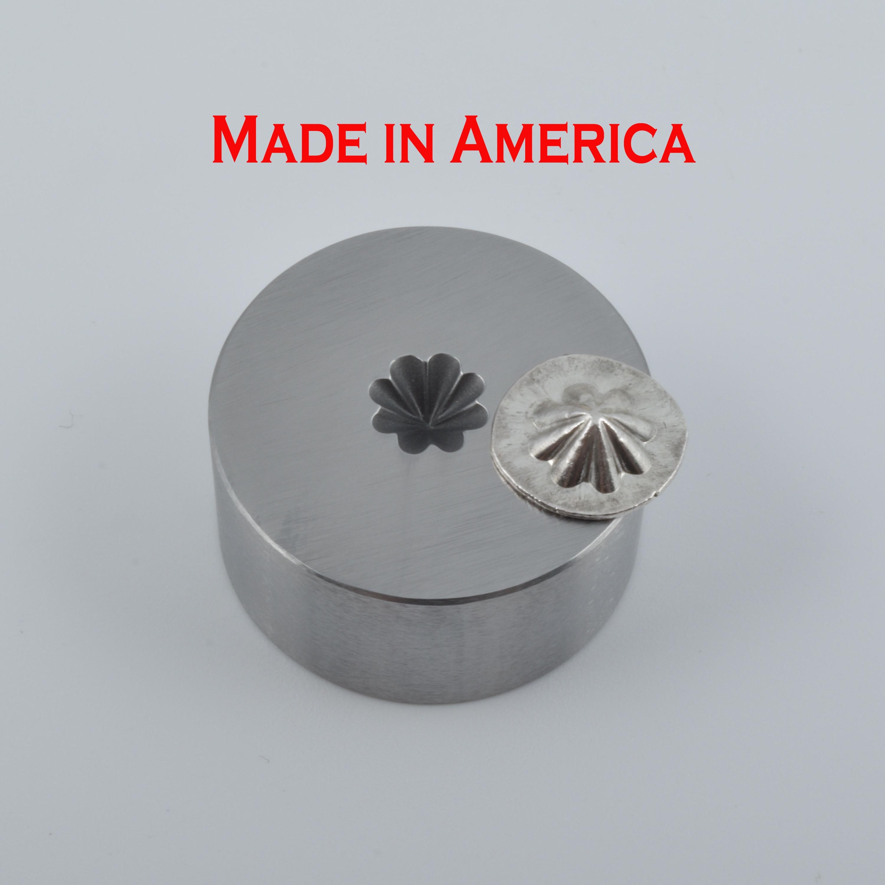 Shot Plate #18, Mini "Flower" Silversmithing, goldsmith, metal clay