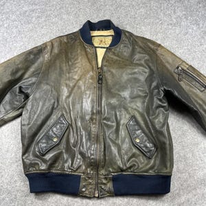 Vintage Guess Leather Jacket - Etsy