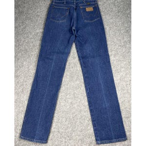 VTG. Wrangler 13MWZ Jeans Men 35 (32) x 36 Cowboy Blue Western Rodeo Cowboy USA image 2