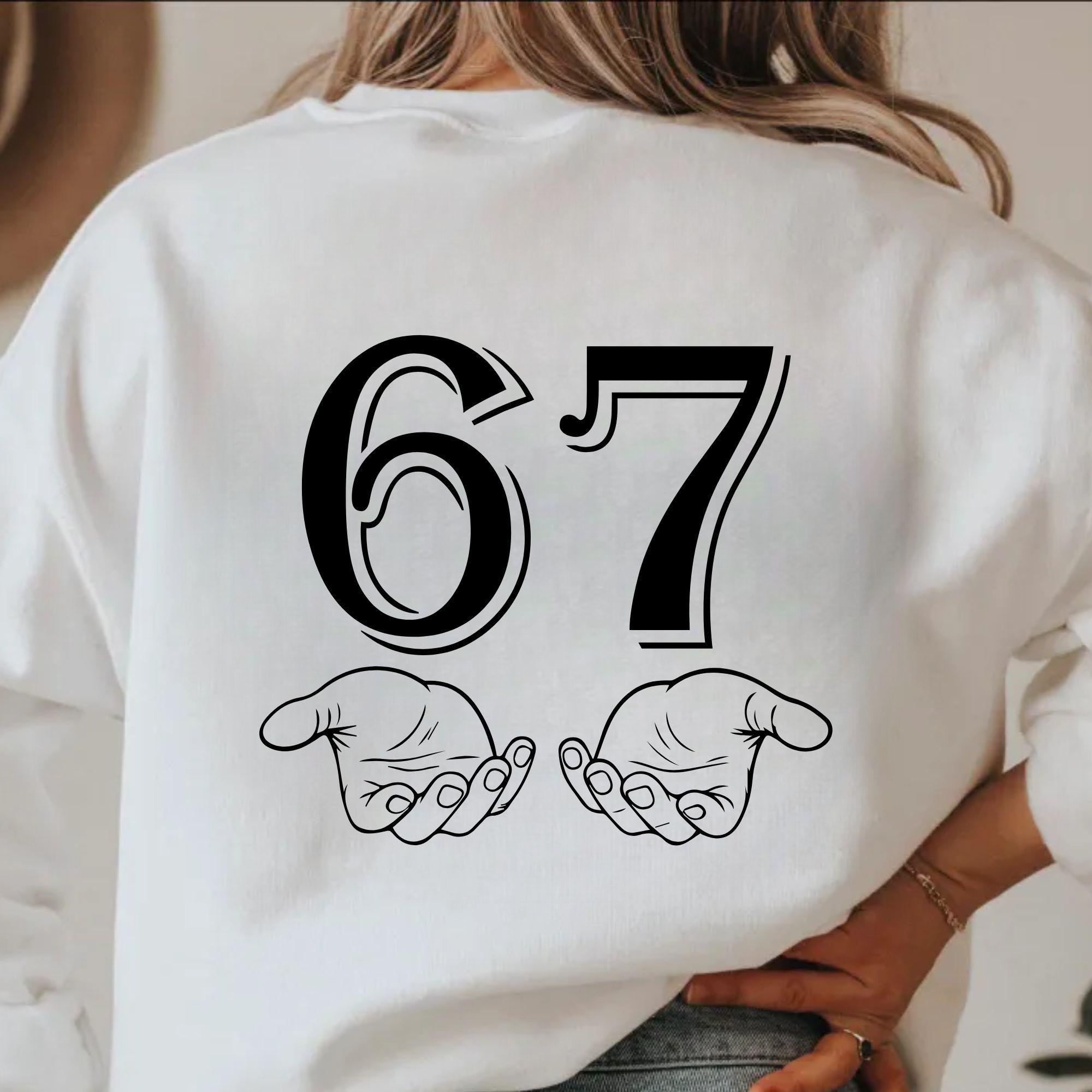 Six Seven 6 7 Meme Funny Hands SVG Png Bundle, 6 7 Meme Funny Skeleton ...
