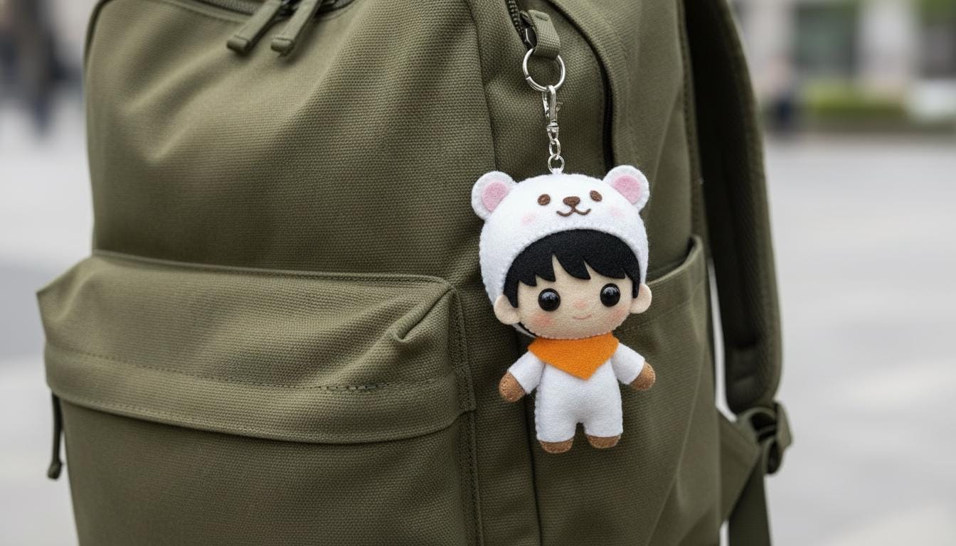 BT21 RJ Felt Keychain Pattern PDF & SVG – Bts Plush Doll Sewing ...