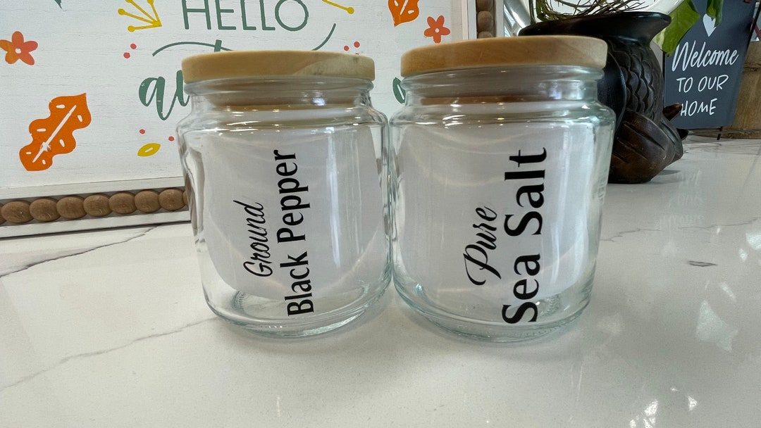 Salt and Pepper Jars,jars,gifts,wedding Gifts,home,decor,spices