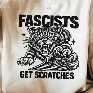 Faschisten Bekommen Kratzer Aufbewahrung, Pro Einwanderungs Png, Anti Eis Politisches Shirt Design, Soziale Gerechtigkeit Clipart Digitaler Download