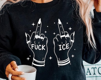 Fuck Ice Svg, Anti Trump Protest Png, Human Rights Activist Chinga La Migra Shirt Design, Political Humor Social Justice Digital Download
